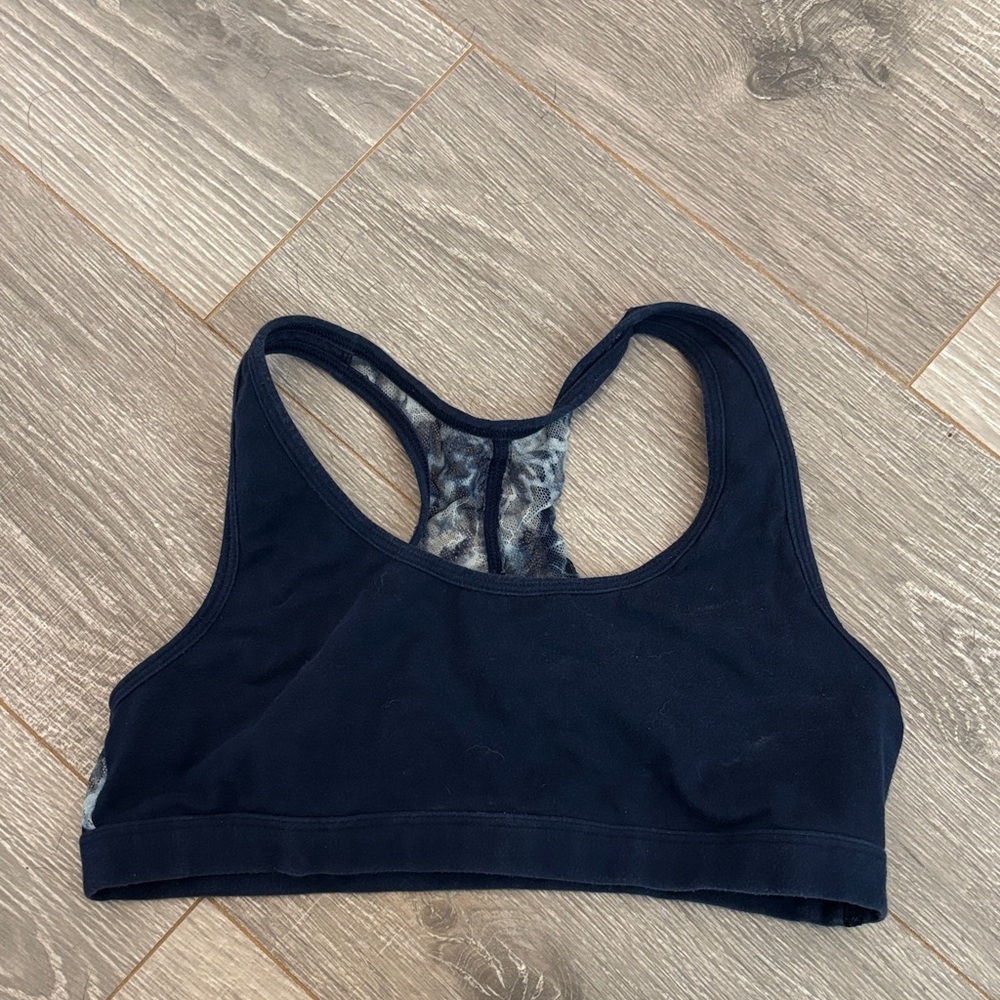 Pink Crop Sports Bra Sz L GUC
